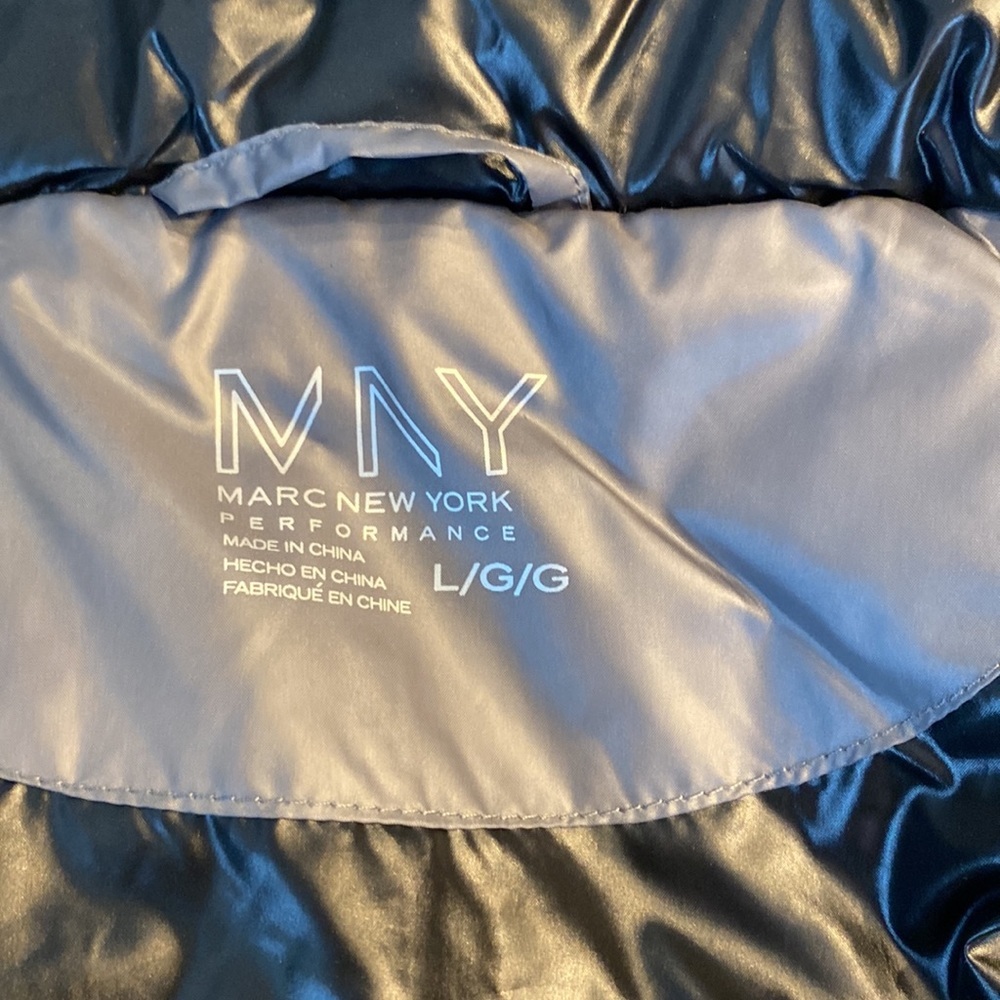 Marc New York large gray and black puffer vest - Picture 8 of 9